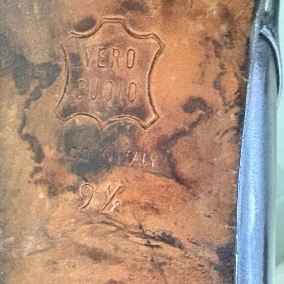 Ferragamo black leather knee high boots - Picture 6 of 8